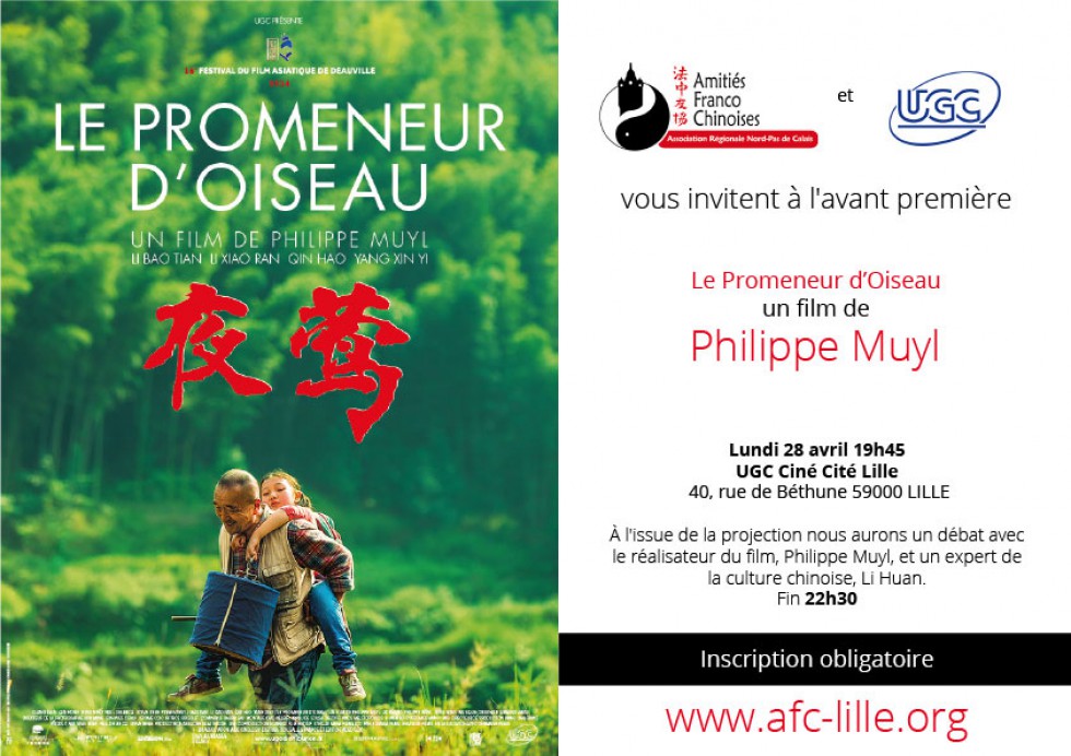 Avant Première à Lille « Le Promeneur d’Oiseau »